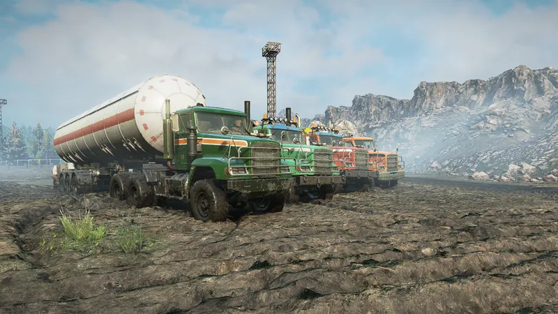 图片[1]-雪地奔驰 桑德斯货运之王 M916A1 重型卡车-ModFans