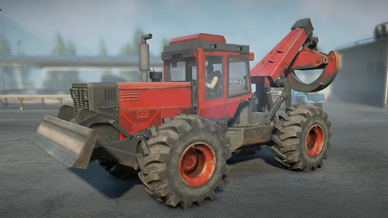 雪地奔驰 K8400 集材机(Cat 545 Skidder)-ModFans