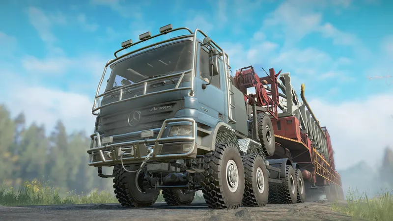 图片[3]-雪地奔驰 奔驰 Actros MP2 4165 SLT 重型拖头-ModFans