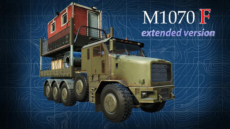 雪地奔驰 M1070 F 系列重型装备运输车-ModFans