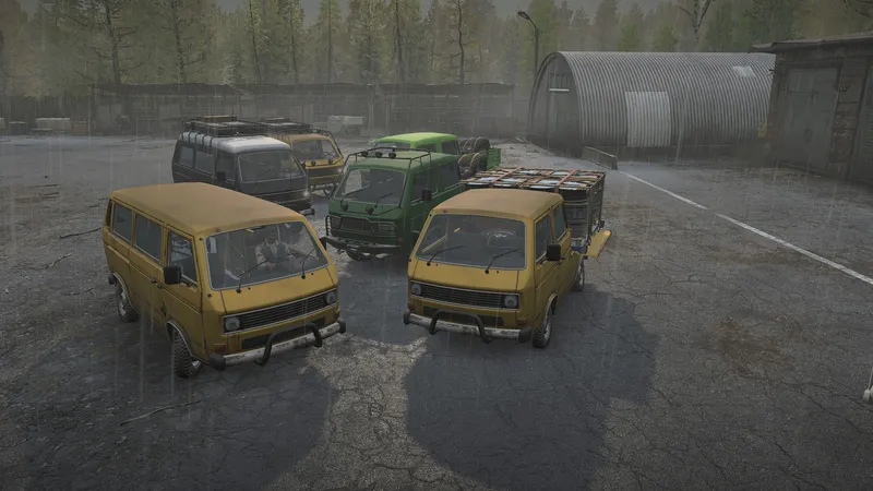 图片[1]-雪地奔驰 WM T3 4x4 小型四驱货车-ModFans