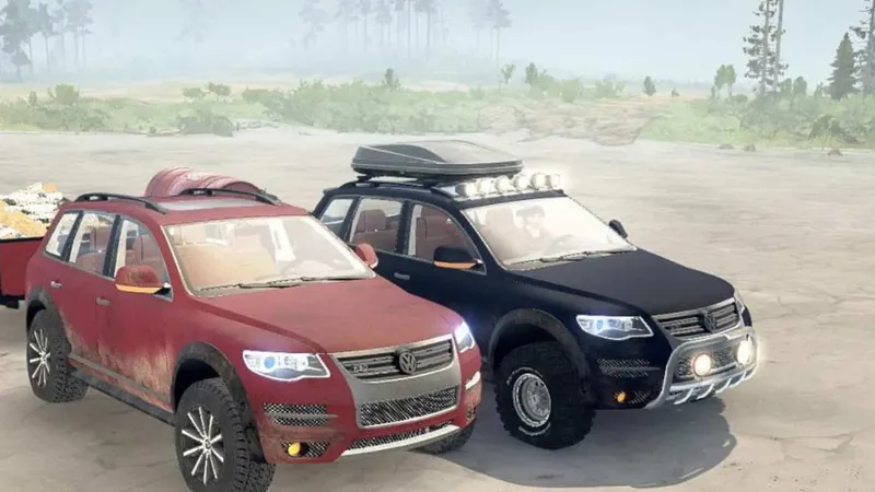 Snowrunner Touareg (made in GPT)-ModFans