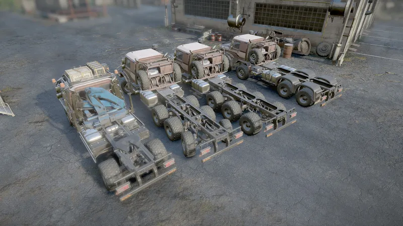 图片[1]-雪地奔驰 奔驰 Zetros 8x8 卡车合集-ModFans