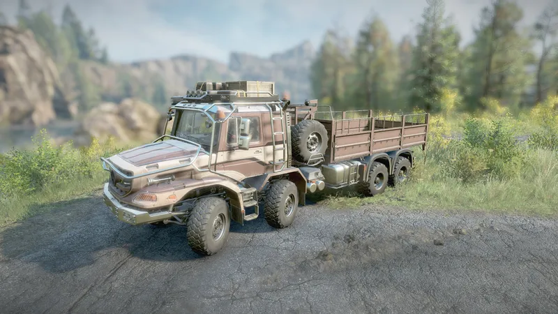 图片[3]-雪地奔驰 奔驰 Zetros 8x8 卡车合集-ModFans