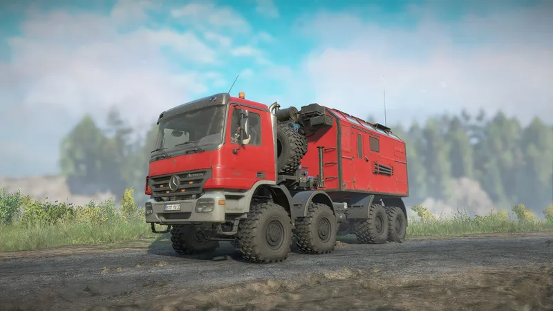 图片[4]-雪地奔驰 梅赛德斯-奔驰 Actros 4160 模组-ModFans