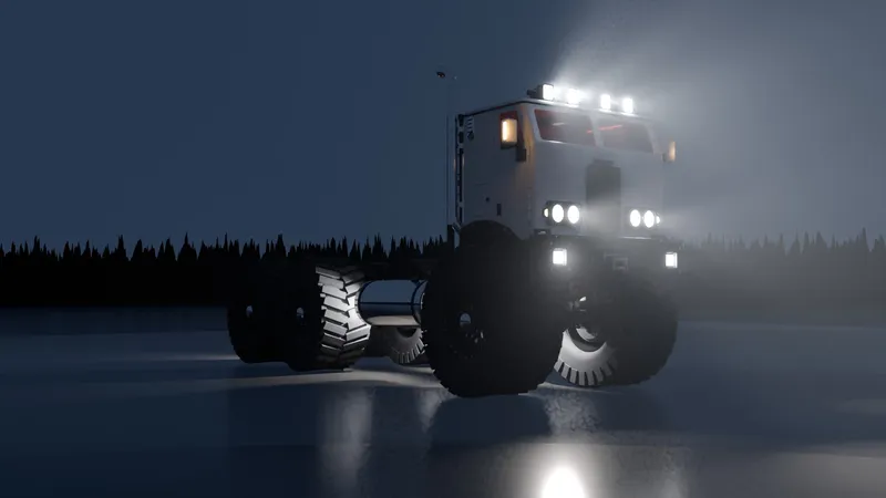雪地奔驰 T10重型伐木卡车-ModFans