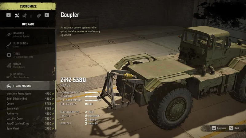 图片[5]-雪地奔驰 ZiKZ 538D 泥泞奔驰经典卡车移植-ModFans
