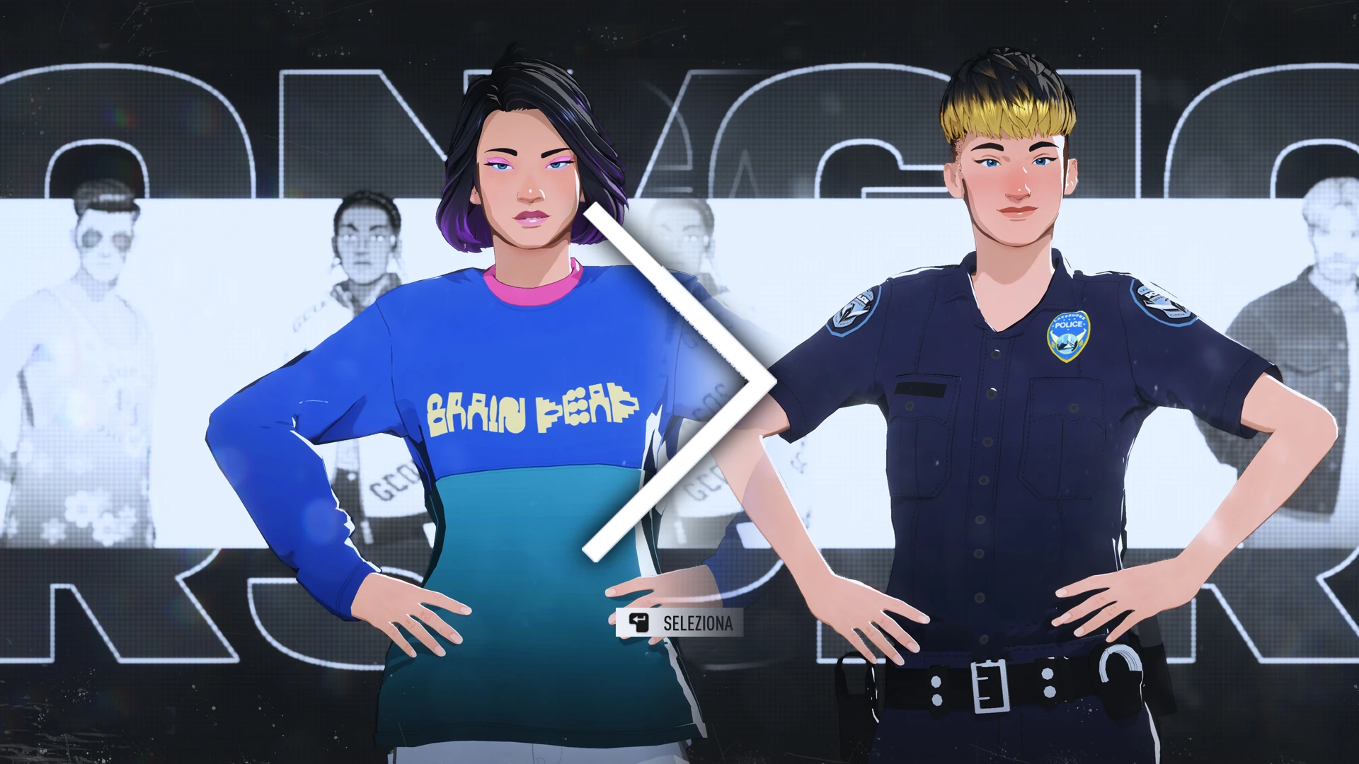 NFS UNBOUND - POLICE CHARACTER (MALE AND FEMALE)
