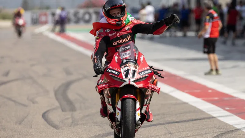 图片[1]-[WSBK] 孤注一掷！布勒加亚拉冈WSBK超级杆位赛险胜，续写不败神话-ModFans