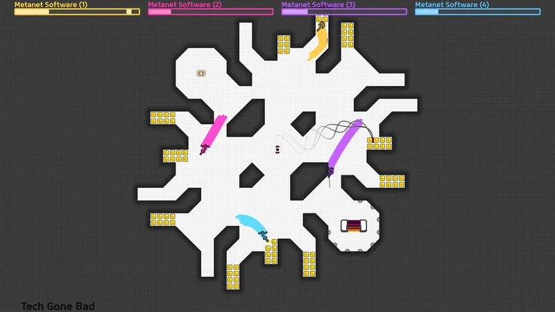 图片[4]-《N+无限次方双倍》试玩体验：二十年忍者平台传奇，竞速与夺旗引爆派对狂潮-ModFans