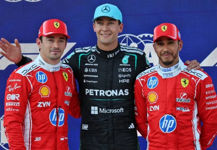 图片[1]-[F1] 奥地利GP周六精彩瞬间：拉塞尔杆位，法拉利蓄势待发-ModFans
