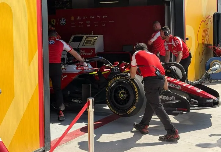 图片[1]-[F1] 法拉利率先驶上马德里赛道，勒克莱尔完成Madring首航-ModFans