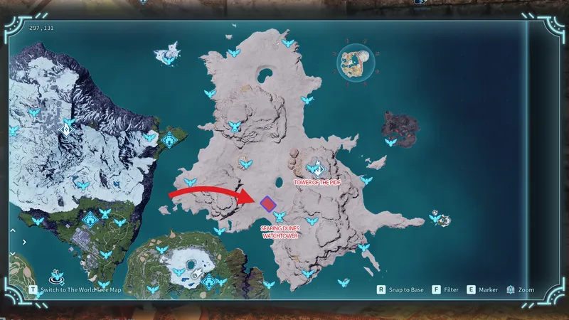 图片[2]-《幻兽帕鲁》1.0版夜星沙采集指南：沙漠与海岛两处高效路线-ModFans