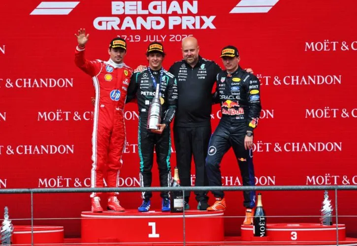 图片[1]-[F1] 比利时大奖赛：斯帕周日激战全记录-ModFans