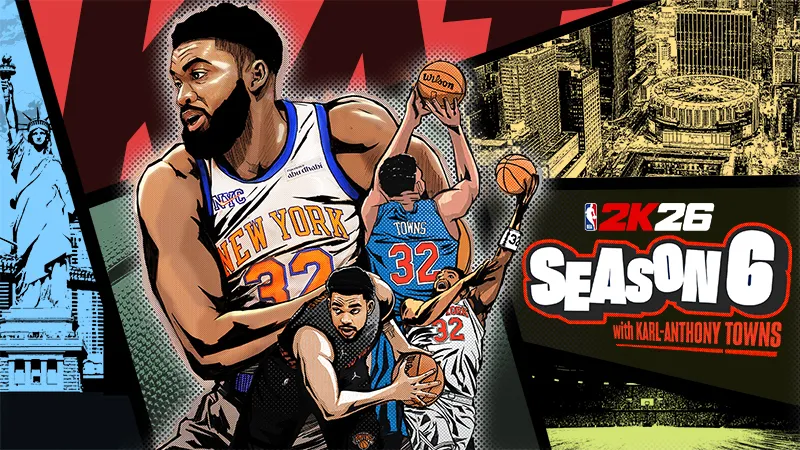 【游戏动态】《NBA 2K26》第六赛季季后赛燃情开战：唐斯领衔史诗对决，动漫主题奖励与传奇球星卡震撼登场_ModFans