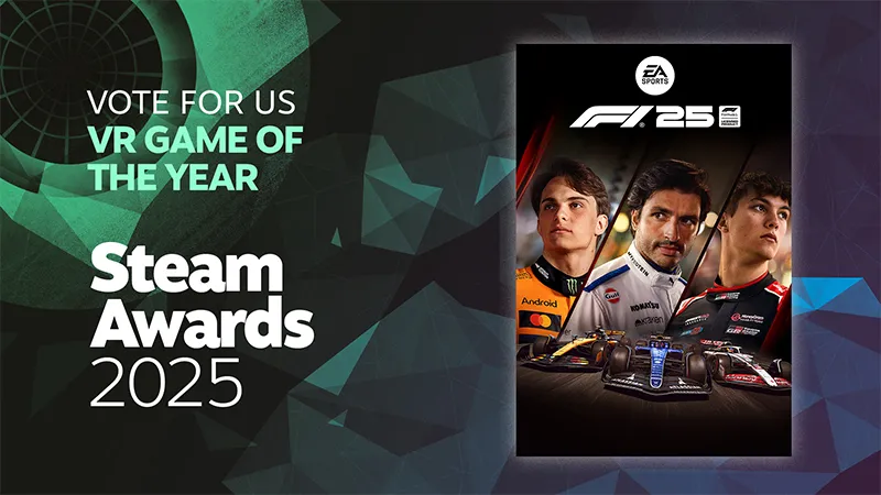 【游戏动态】F1® 25获Steam“年度VR游戏”提名，投票现已开启_ModFans