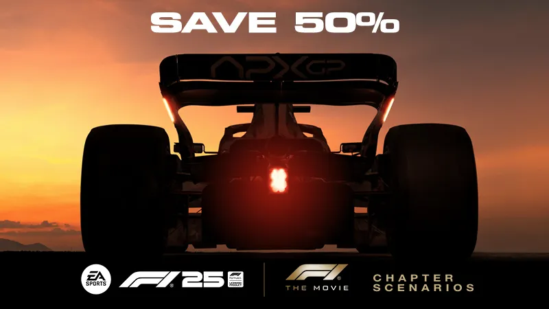 【游戏动态】《F1® 25》电影章节场景上线，限时五折优惠_ModFans