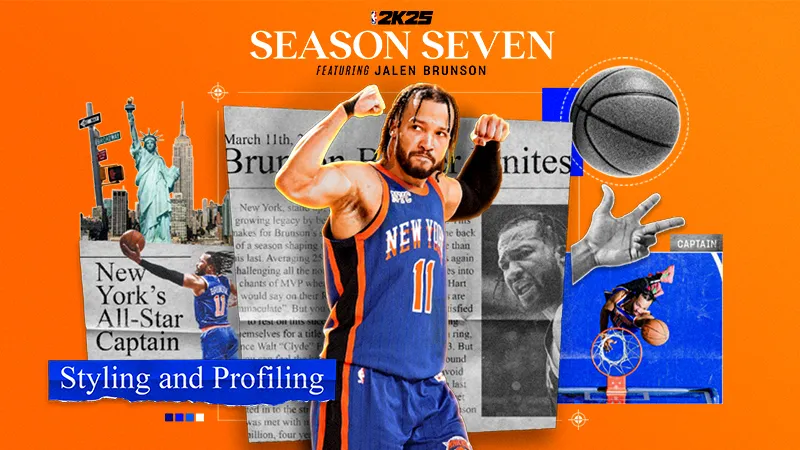 【游戏动态】《NBA 2K25》第七赛季上线：致敬布伦森，季后赛激战与WNBA新季同步开启_ModFans