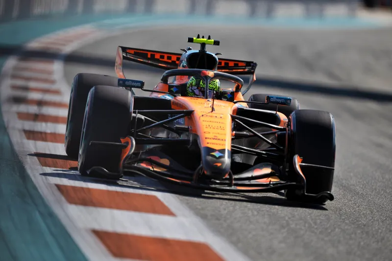 【F1赛事】迈凯伦迈阿密站突然滑坡之谜：从冲刺赛统治到排位赛失速的24小时