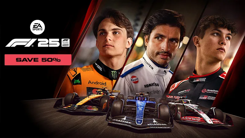 【游戏更新】《F1® 25》半价促销开启，电影章节内容同步优惠_ModFans