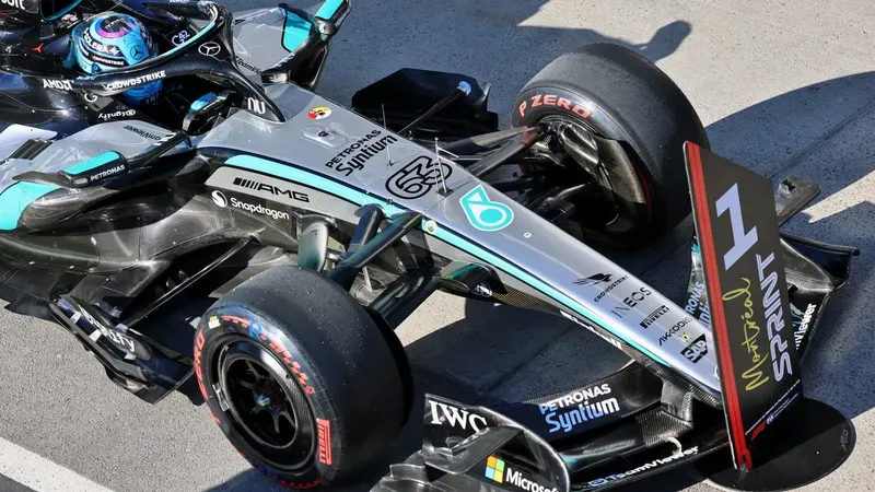 拉塞尔0.068秒力压安东内利,拿下F1加拿大站冲刺赛杆位-ModFans