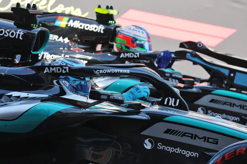 [F1] 拉塞尔巴塞罗那夺杆，汉密尔顿惜败，阿隆索维修区起步-ModFans