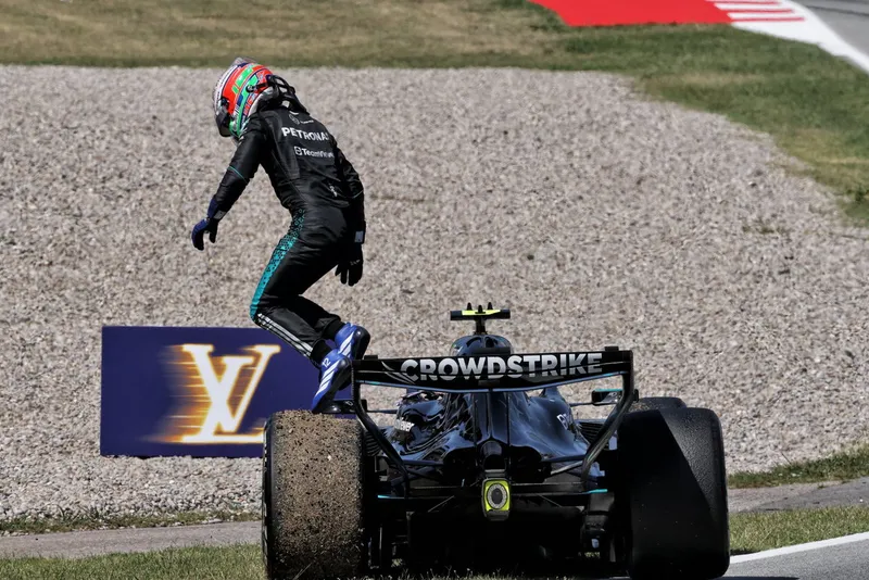 [F1] 安东内利巴塞罗那退赛，F1积分优势缩水至41分-ModFans