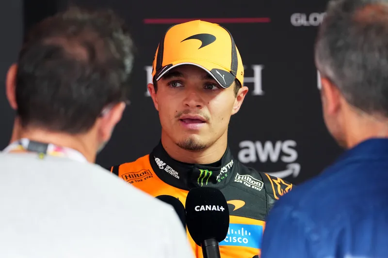 [F1] 诺里斯斯帕受罚后瞄准首圈反攻：发车即决战-ModFans