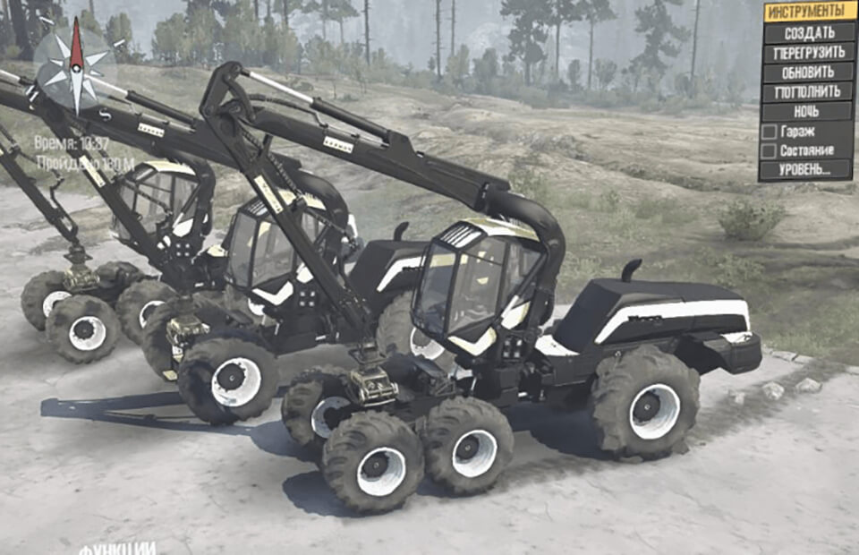 Forwarder Ponsse 多轴版本_ModFans