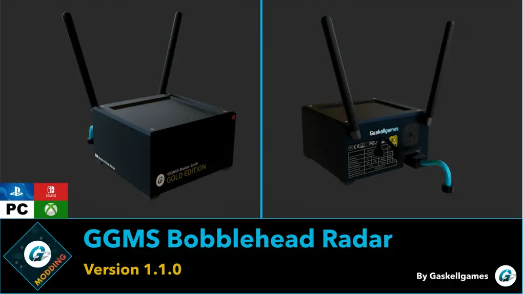 摇头雷达摆件_ModFans