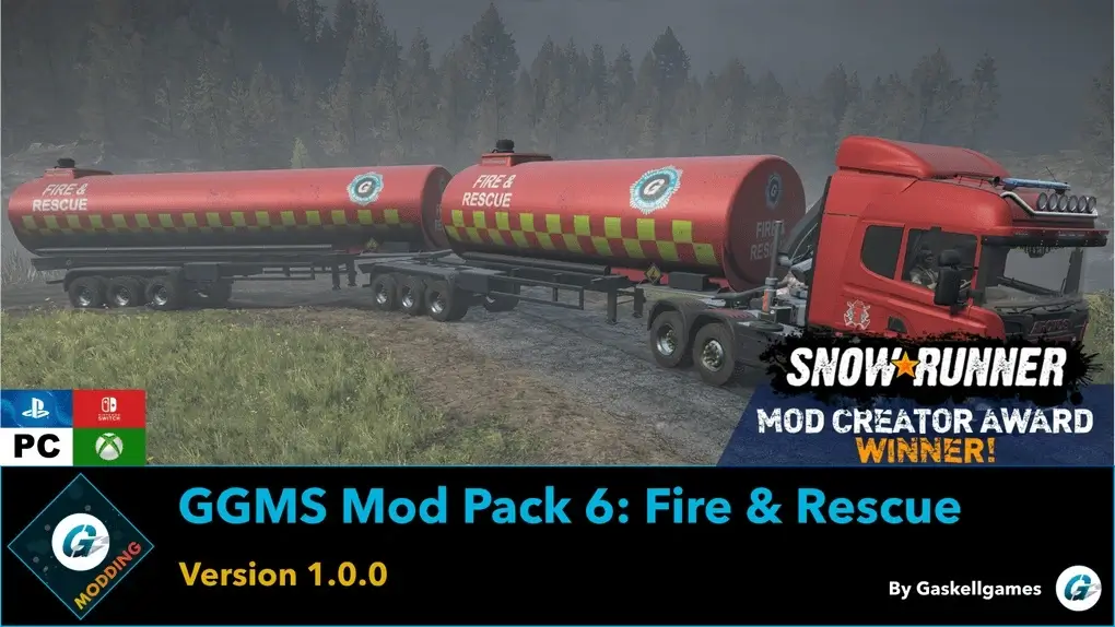 公路列车（消防）模组包_ModFans