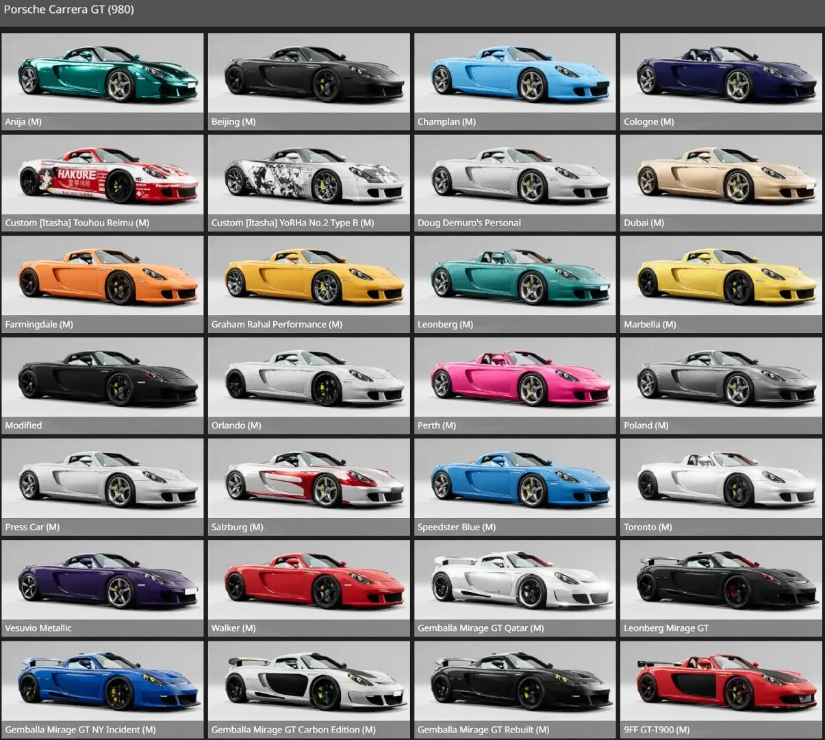 保时捷 Carrera Gt_ModFans