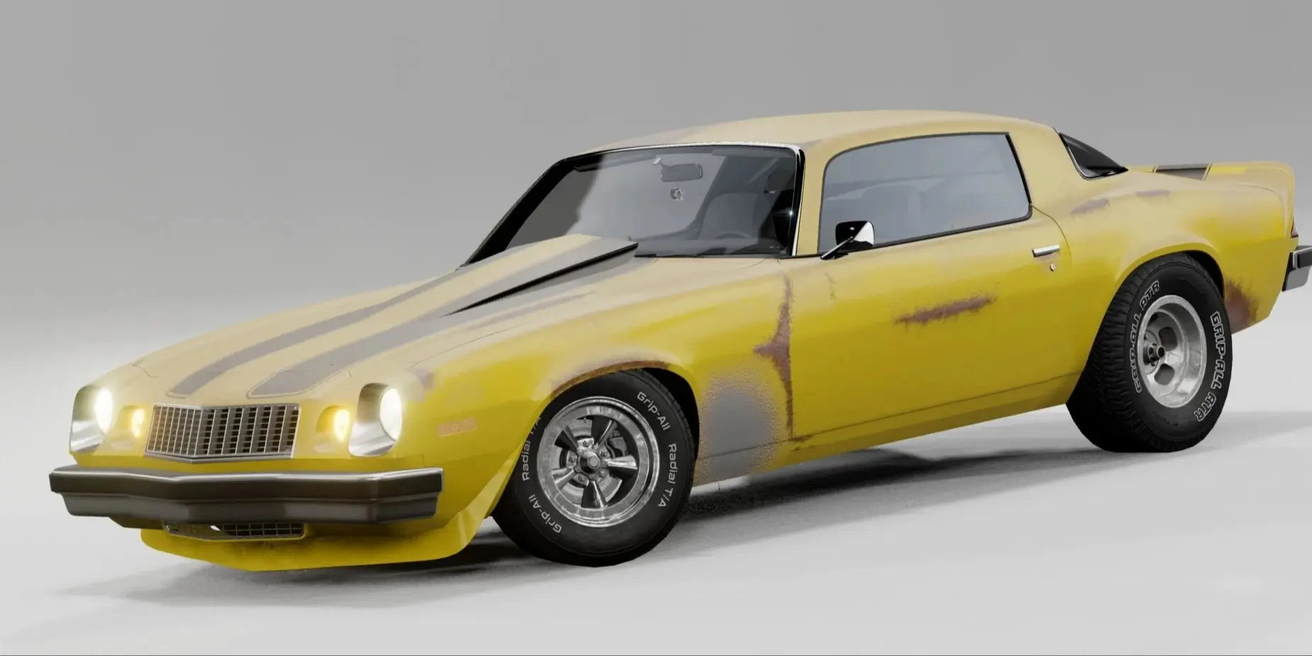 1977 雪佛兰科迈罗(大黄蜂)重置版_模组展示