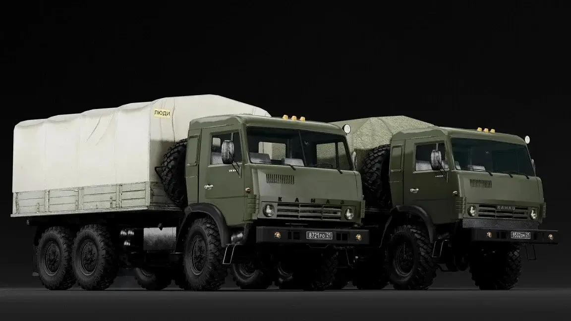 卡玛兹KAMAZ 4310/5350 v1.1_ModFans