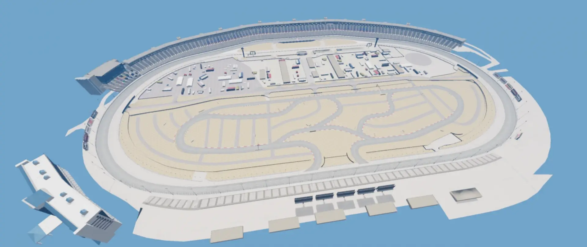 德克萨斯赛车场漂移赛道_ModFans