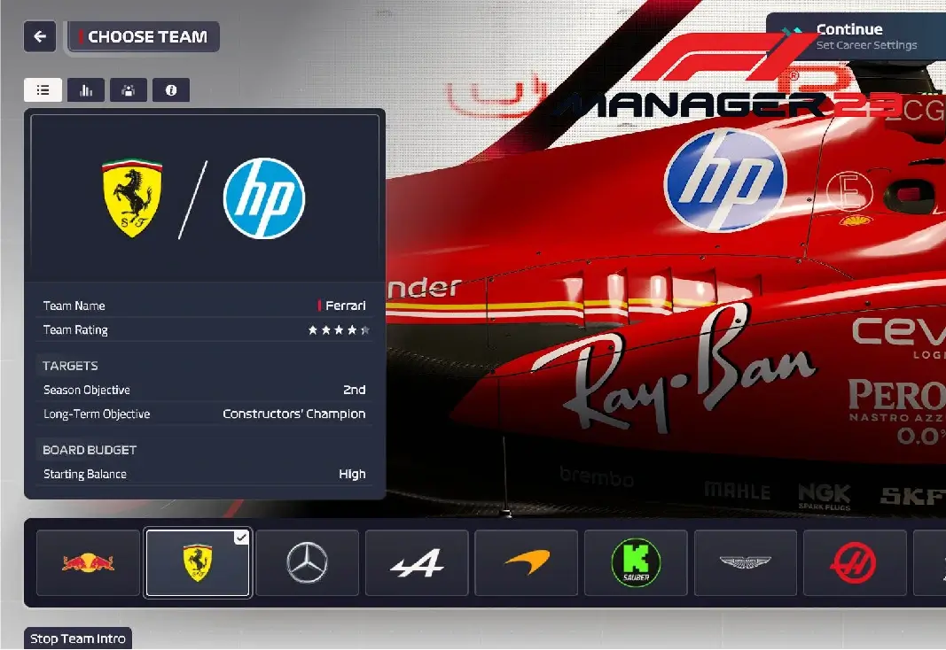 F1 manager 23 法拉利HP MOD_ModFans