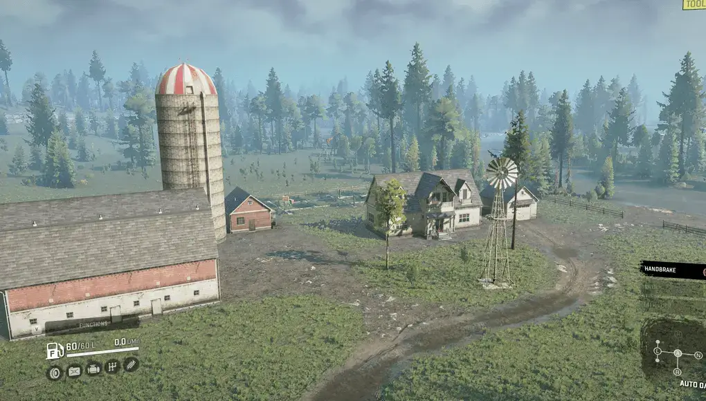 雪地奔驰  森林瀑布地图_ModFans