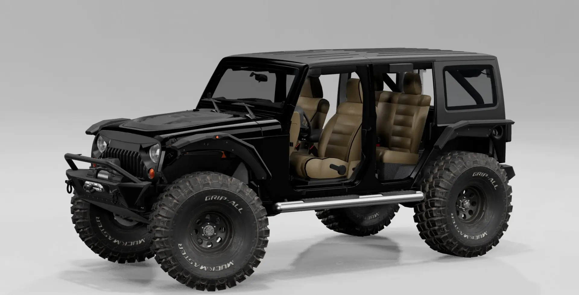 MOD_游戏模组_MOD下载_汽车模拟_泥泞奔驰_BeamNG_modfans