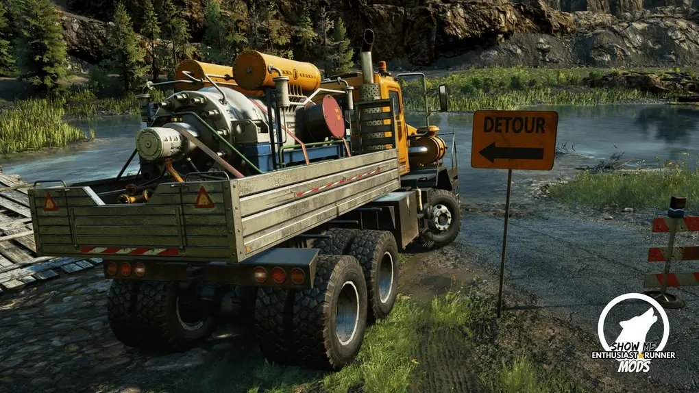 雪地奔驰  车斗组件包_ModFans