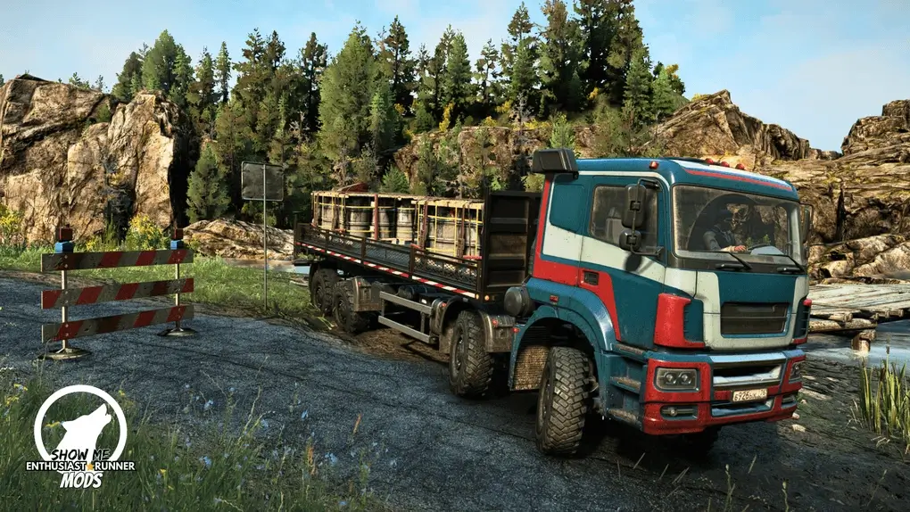 雪地奔驰  平板车组件包_ModFans