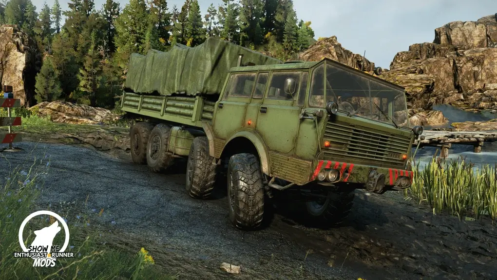 雪地奔驰  军用车斗组件包_ModFans