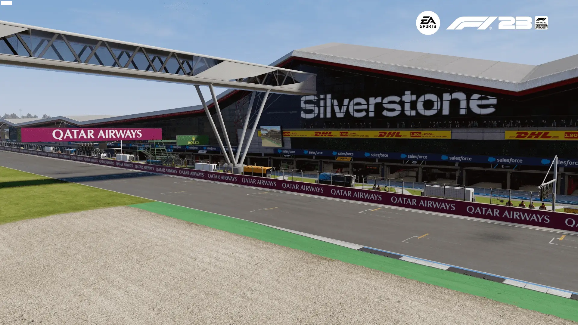 F1 23 英国大奖赛2024 年赛道赞助商更新以及所有车队车库更新_ModFans