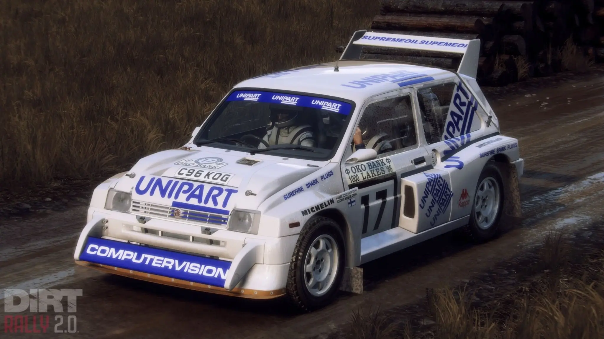 尘埃拉力赛2.0  名爵Metro 6R4 – Unipart_ModFans