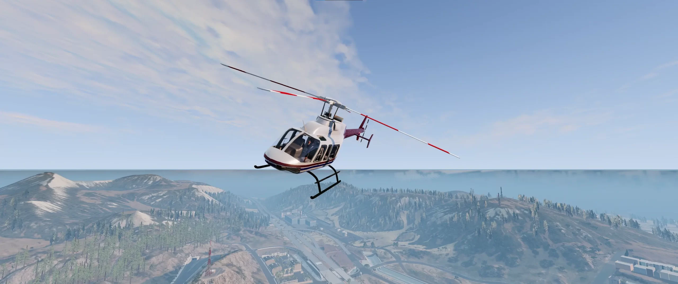 BeamNG.Drive  Bell 407 直升机_ModFans