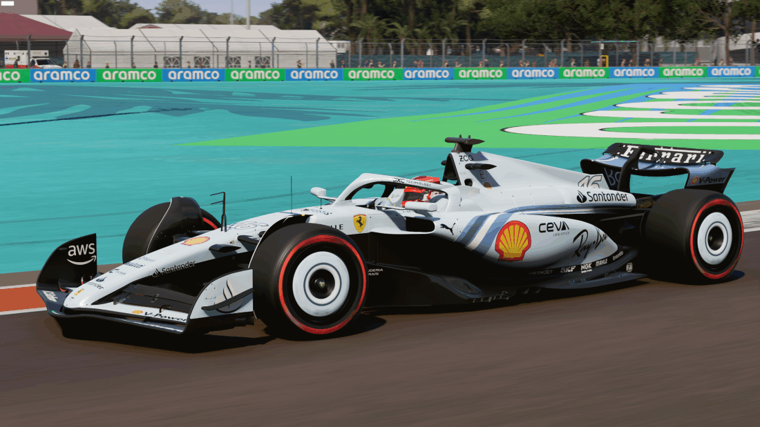 F1 24  法拉利虚构的全蓝色涂装！_ModFans