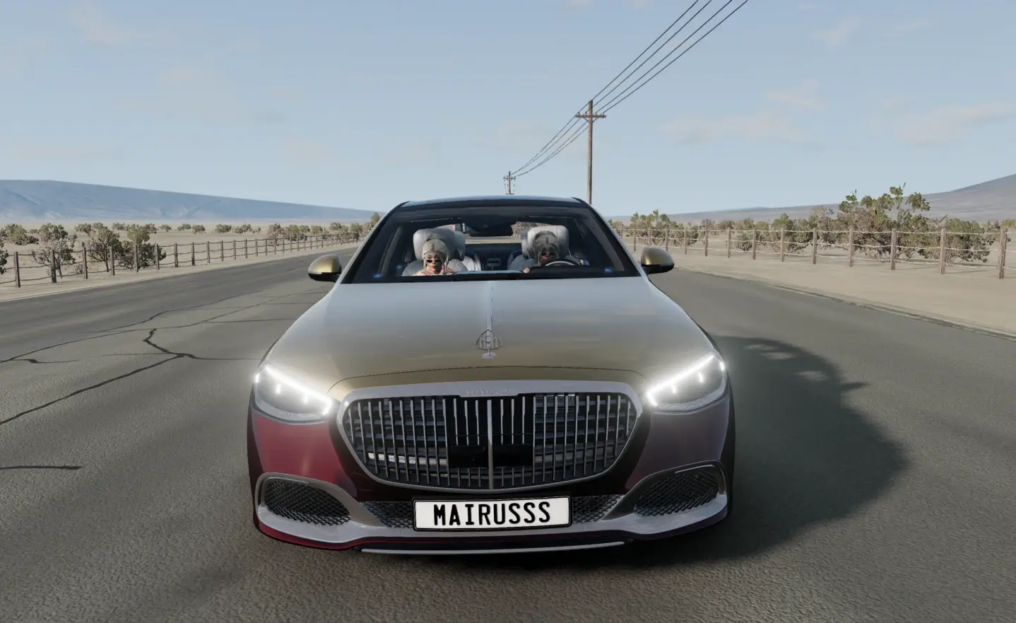 MOD_游戏模组_MOD下载_汽车模拟_泥泞奔驰_BeamNG_modfans