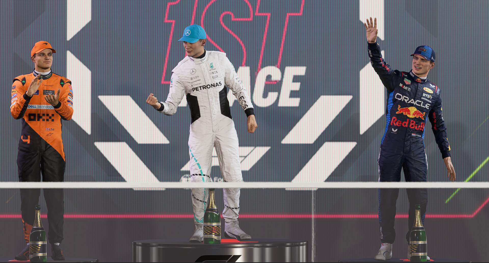 F1 24梅奔卡塔尔大奖赛白色特别版制服_ModFans