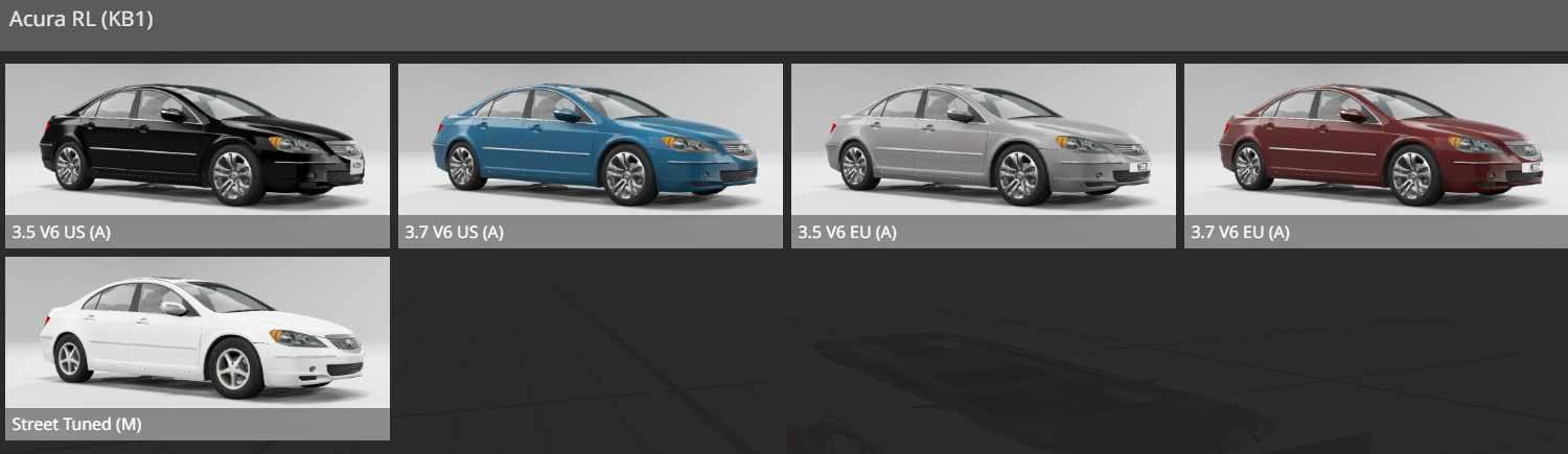 图片[1]_BeamNG.Drive Acura RL_ModFans