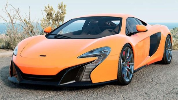 BeamNG.Drive    迈凯伦 650S 深藏红花_Modfans