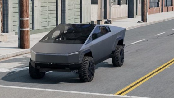 BeamNG.Drive    特斯拉 Cybertruck赛博皮卡_Modfans